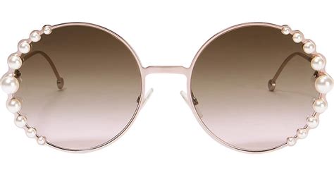 fendi pearl sunglasses pink|fendi sunglasses prices.